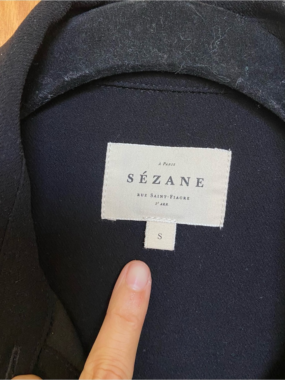 Sezane Button Top - Picture 2 of 2